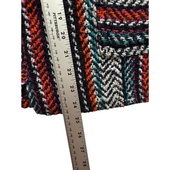 Earth Ragz Baja Hoodie Cotton/Acrylic Blend Multi Colored Large Made in Mexico - Picture 7 of 8